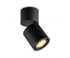 SLV LED Strahler SUPROS 78 dreh- und schwenkbar | Dimmbare Decken-Leuchte individuelle Innen-Beleuchtung | Decken-Spot, Deckenstrahler, Decken-Lampe, LED-Spot | LED Inside, 3000K, EEK A-A++, Schwarz