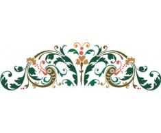 Indigos 4051719760972 Wandtattoo MF356 Ornament tribal 120 x 35 cm