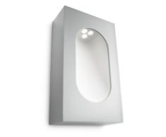 Philips Außenwandleuchte, Aluminium, Silber, 13.4 x 6.8 x 23.5 cm