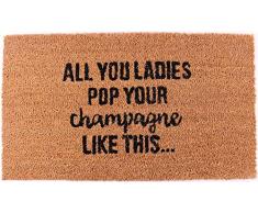 La Finesse Fußmatte aus Kokosfaser und PVC, One Size