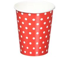 Neviti Carnival Partybecher, Punkte, Rot