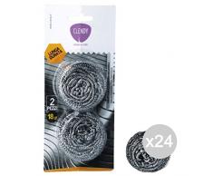 Clendy Strohhalm aus Edelstahl, 18 g, 2 Stück, 301060, Reinigung von Haus