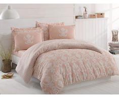 Eponj Home Bettwäsche-Set für Doppelbett 200 x 200 cm Bianco Polvere