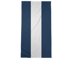 ArtVerse NFS New England Football Stripes Strandtuch, Mikrofaser, 36 x 72, Blau und Weiß