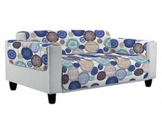 Datex Sofabezug Fantasy blau/himmelblau/beige 125Â x 95Â cm