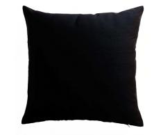 Craftbot Kissenbezug aus Seide, 38,1 x 38,1 cm 15x15 inch schwarz