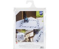 Vervaco Tischläufer Fröhliche Katzenbande Bedruckte Läufer mit Webrand, Baumwolle, Mehrfarbig, 40 x 100 x 0,3 cm