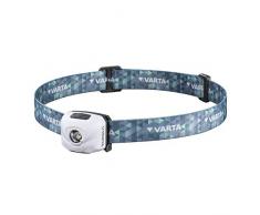 VARTA Outdoor Sports Ultralight H30R in weiß, leicht und kompakt, aufladbare Stirnleuchte, Kopfleuchte mit Tastensperre und Speicherfunktion der Lichteinstellungen, Joggen, Laufen, Outdoor, Spazieren