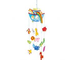 small foot Noahs Arche“ Mobile, Holz, Mehrfarbig, 72 x 32 x 22 cm