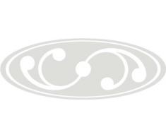 INDIGOS Wandtattoo, Vinyl, Silber, 80 x 29 cm