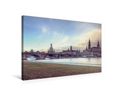 Calvendo Premium Textil-Leinwand 75 cm x 50 cm quer, Canaletto Blick | Wandbild, Bild auf Keilrahmen, Fertigbild auf echter Leinwand, Leinwanddruck Menschen Menschen