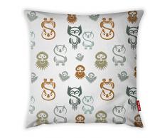 Bonamaison Dekorativ Kissenhülle, Kissenbezug, Zierkissenbezug, Wohnkultur, Für Sofa, Kaffeestube, Größe: 45X45 cm - Entworfen und hergestellt in der Türkei