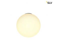 SLV Deckenleuchte Rotoball 40 | Dimmbare LED Zimmerleuchte, Kugelleuchte, Decken-Lampe für Wohnzimmer, Bar, Esszimmer | Runde Innen-Lampe in exklusivem Kugel-Design (E27 Leuchtmittel, A-A++, Ã25cm)