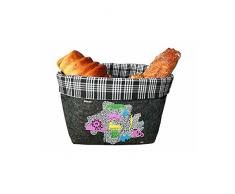 Syltiges.de GbR München Filz Brotkorb, grau, 30x18x15 cm