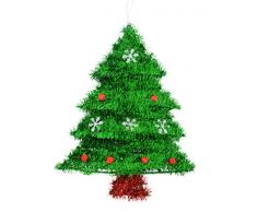 Christmas House Lametta Weihnachtsbaum Deko Wandschmuck