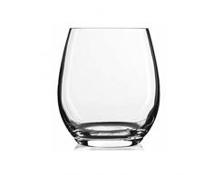 Luigi Bormioli Trinkgläser 400 ml PALACE Hydrosommelier, hochwertiges Glas für stilles Wasser, bleifreies Kristallglas aus Italien (Farbe: Transparent), Menge: 1 x 6 Stück