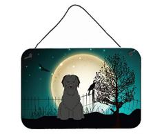 Caroline s Treasures Halloween Scary Briard schwarz Wand oder Tür Aufhängen Prints bb2271ds812, Multicolor, 20,3 x 30,5 cm