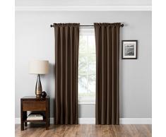 Eclipse Thermaback Scheibengardine, 1 Stück 42 x 84 Schokoladenbraun