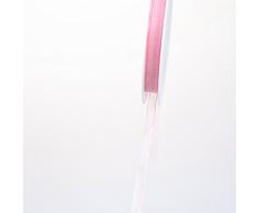 Deko und Band 53736 - Organzaband mit Webkante - 7mm 50m col. 50 rosa - 53736-7-50-50