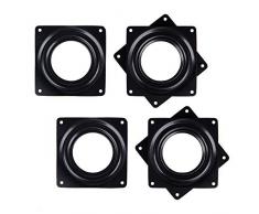 Fasmov Lazy Susan Drehteller, 10,2 cm, 4 Stück