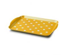 Zeal G201M Serviertablett aus Melamin, gepunktet, 30 x 21 cm