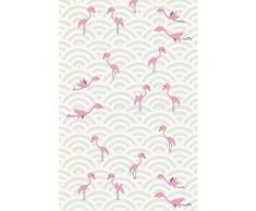 DECOLOOPIO 2059 Tapete für Kinderzimmer Flamingo
