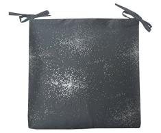 Soleil docre Sitzauflage 40x40x3 cm Strass grau