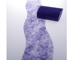 Deko AS GmbH Sizoflor Tischband Wellenschnitt violett ca. 12,5 cm Rolle 25 Meter 60W 028-R
