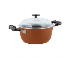 Sambonet 51007R74 1965 Vintage Quarzo Nero Fleischtopf (Aluminium)