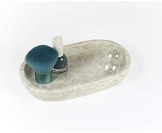 Deblanch Tablett, Marmor, Beige, 20 x 12 x 2.5 cm