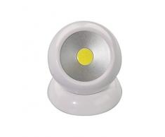 Home-X COB LED Super helle 3-Modi, tragbar, kabellos, magnetisch, Globus-Licht, Tischplatte oder Wandhalterung, Beleuchtung Flur Küche, Garage, Lagerraum, Schuppen, Nachttisch und mehr