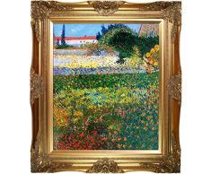 La Pastiche Ölgemälde mit Blumenmotiv, 81,3 x 71,1 cm, Mehrfarbig