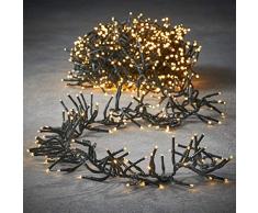 luca lighting Cluster Light Weihnachtsbeleuchtung, PVC, klassisch warm weiß, 800 Zentimeter