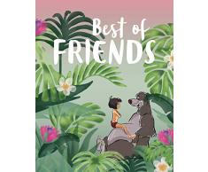 Komar Disney Wandbild Jungle Book Best of Friends | Kinderzimmer, Babyzimmer, Dekoration, Kunstdruck | ohne Rahmen | WB089-40x50 | Größe: 40 x 50 cm (Breite x Höhe)
