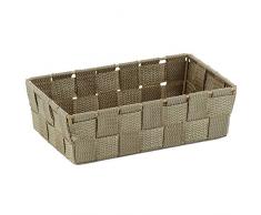 kela Korb Alvaro 23x15x6cm aus Kunststoff in Taupe, Plastik, 23 x 15 x 6 cm