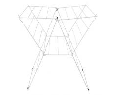 MSV Wäscheständer 75.5x65x57cm 13m aus Stahl/PP in weiß, 75.5x65x57 cm