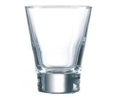 Arcoroc ARC C8222 Shetland Schnapsglas, Shotglas, Stamper, 90 ml, Glas, transparent, 12 Stück
