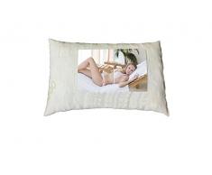 Nicoflex ACQUAPUR Kopfkissen, acuqapur/Chenille/Baumwolle, Weiß, 76 x 47 x 17 cm