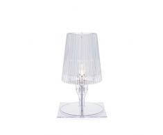 Kartell 9050B4 Nachttischlampe Take, glasklar