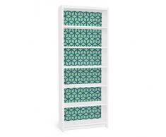 Apalis 90824 Möbelfolie für Ikea Billy Regal - Würfelmuster, gröÃe 2 mal, 94 x 76 cm, grün