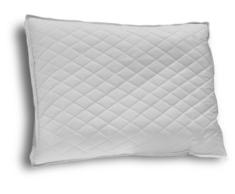 Daunen Etc Diamond Support Kissen Entendaunen Federn 18 x 22 weiß