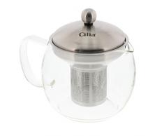 Cilia Teekanne aus Borosilikatglas inklusive Edelstahl-Filter, 0,875 Liter, 212927