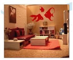 INDIGOS WG30010-80 Wandtattoo w009 Einhorn Pferd Engel Wunder Märchen 120 x 87 cm, braun