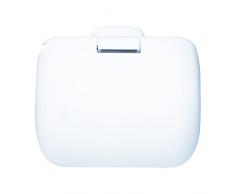 MSV Wand Handtuchhalter, Weiß, 30x20x110 cm