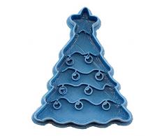 Cuticuter Weihnachtsbaum Ausstechform, Blau, 8 x 7 x 1.5 cm