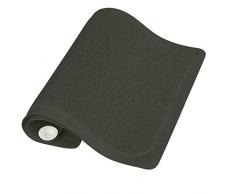 ELAINE KAREN Deluxe Anti-Rutsch-Weicher Duschteppich, schimmelresistent, antibakteriell, BPA, Latex, Phthalatfrei, Badewannenmatte, Saugnapf schwarz