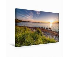 Premium Textil-Leinwand 45 x 30 cm Quer-Format Halbinsel Mönchgut | Wandbild, HD-Bild auf Keilrahmen, Fertigbild auf hochwertigem Vlies, Leinwanddruck von Nordbilder Fotografie aus Leidenschaft