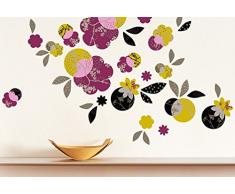 Unbekannt Wandtattoo, Mehrfarbig, 69.5 x 49 x 0.1 cm