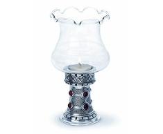 Artina Windlicht, Silber, Höhe 19, 5 cm