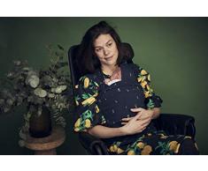 Najell Wrap Babytragetuch, kein Binden nötig, schnell, bequem und elastisch, für Neugeborene und Babys, Größe S/M, Baumwolle, Blau